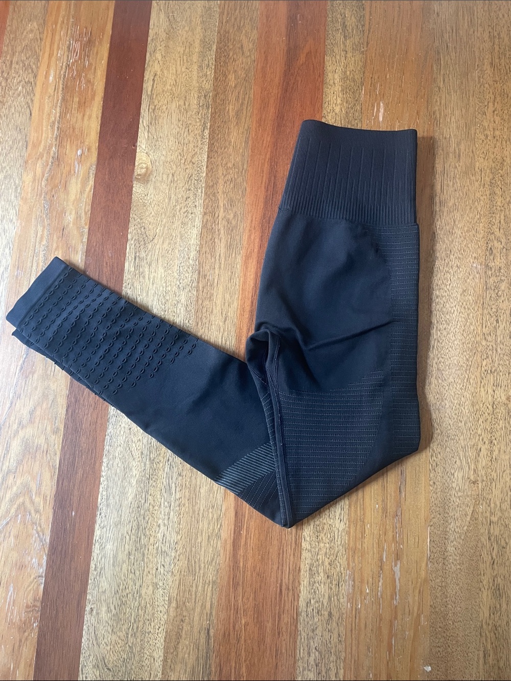Black High Waisted Seamless Active Leggings